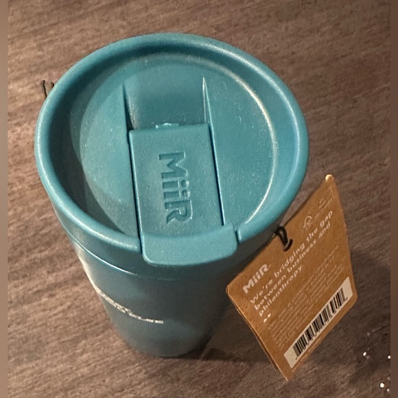 Stainless Steel,Blue,16 OZ Flip Traveler Leak proof lid.Miir (ordered by Peet’s) - Picture 8 of 12